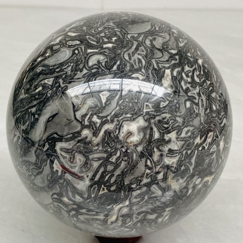 Natural picasso jasper sphere - natural,