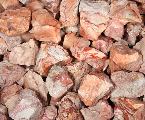 Pastel jasper rough rocks - jasper,