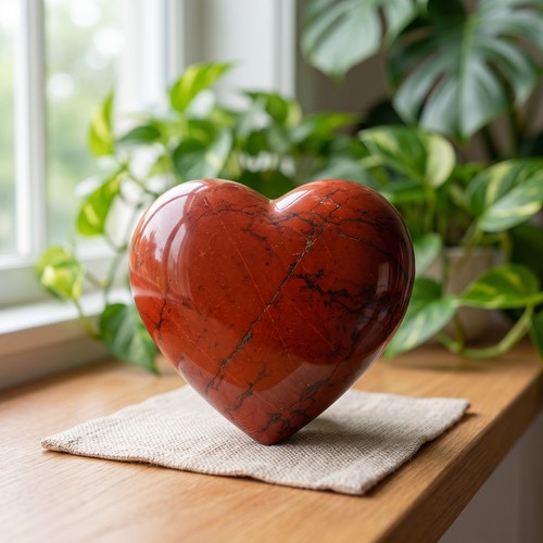 1pc natural red - 1pc, carved